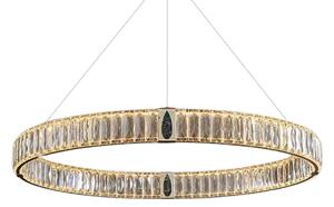 Morava - ring pierścień LED żyrandol kryształowy 60cm