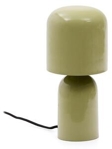 Zielona lampa stołowa z metalowym kloszem (wysokość 28 cm) Monze – Kave Home