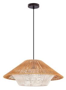 Candellux Žyrandol na lince AFRICA 1xE27/40W/230V śr. 50 cm brązowy/kremowy CA1099