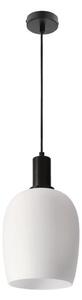 Candellux Lampa wisząca na przewodzie WOLKEN 1xE27/40W/230V biała/czarna CA1118