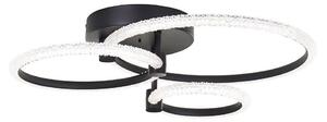 Brilliant Brilliant - LED Ściemnialna lampa sufitowa AYDIN LED/34W/230V czarna + pilot BI0228