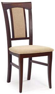 Krzesło drewniane Rumer - ciemny orzech
