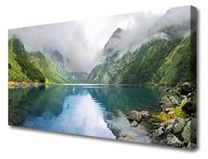 Obraz Canvas Góra Jezioro Krajobraz
