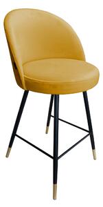 Hoker krzesło barowe Trix podstawa czarna/złota MG15