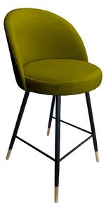 Hoker krzesło barowe Trix podstawa czarna/złota BL75