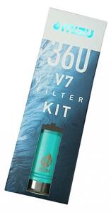 Kubek termiczny z filtrem do wody V7 650 ml MIZU 360 Everyday Kit (miętowy) nanotechnologia NASA