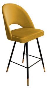 Hoker krzesło barowe Polo podstawa czarna/złota MG15