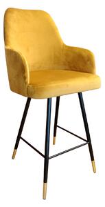 Hoker krzesło barowe Westa podstawa czarna/złota MG15