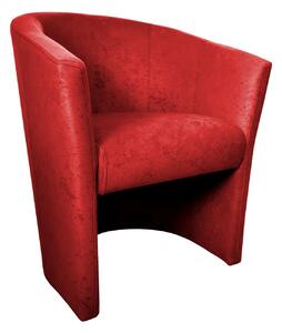Fotel CLUB Mikrofaza 8 czerwony