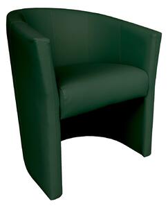Fotel CLUB Eco skóra D6 zielony