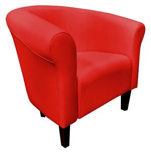 Fotel Milo D15 czerwony nogi 15 venge