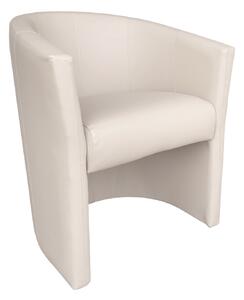 Fotel CLUB Eco skóra D18 wanilia