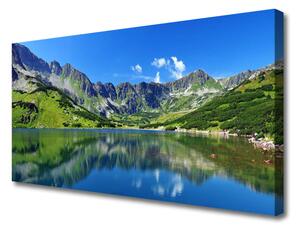 Obraz Canvas Góra Jezioro Krajobraz