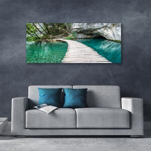 Obraz Canvas Most Jezioro Architektura