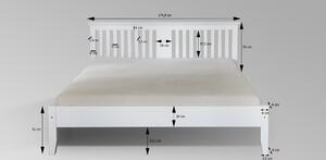 Białe łóżko Parma 50 III