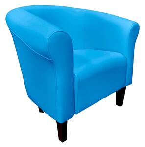 Fotel Milo D25 niebieski nogi 15 venge