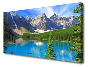 Obraz Canvas Jezioro Góra Las Krajobraz
