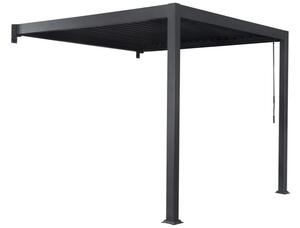 Pergola tarasowa przyścienna Lagos 3 x 4 m Garden Point antracyt