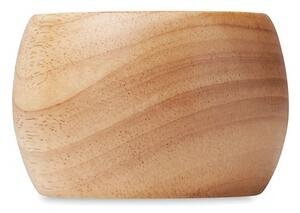Kubek drewniany podróżnika z uchwytem 180 ml (brązowy)