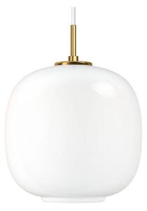 Lampa Wisząca Louis Poulsen, VL45 Radiohus, ściemnialny, biały, salon, szkło, design