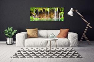 Obraz Canvas Wodospad Jezioro Przyroda