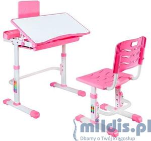Regulowane biurko i krzesło dla dziecka Sandy - Unique