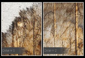 Wataha leśnych szumów - nowoczesny obraz na płótnie - 120x80 cm