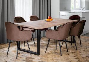 EMWOmeble Duży stół do jadalni rozkładany - 160/240x90 - FIORD - Jesion