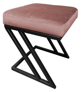Pufa ZETA LOFT ławka taboret podnóżek metal MG58