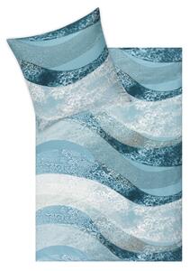 Pościel mako interlock jersey RIO 6616 Estella Rozmiar - 135/140x200, kolor pościeli - 051 cyan