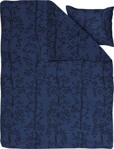 Pościel Taika 150 x 210 cm niebieska z poszewką na poduszkę 50 x 60 cm