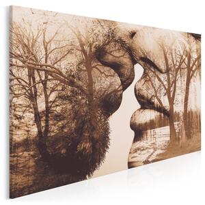 Antologia intymności - nowoczesny obraz na płótnie - 120x80 cm