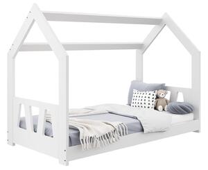 Łóżko Domek dziecięce 160x80 dla dzieci białe D2A