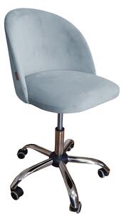 Fotel obrotowy biurowy Colin BL06 szary błękit