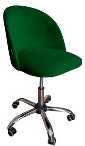 Fotel obrotowy biurowy Colin MG25 zieleń butelkowa