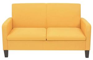 Zestaw wypoczynkowy tapicerowany Avento - Żółty