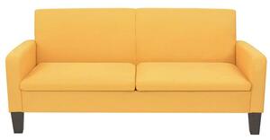 Zestaw wypoczynkowy tapicerowany Avento - Żółty