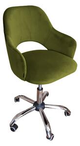 Fotel obrotowy biurowy Milano BL75 zielona oliwka