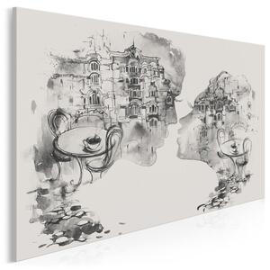 Kochankowie z Werony - nowoczesny obraz na płótnie - 120x80 cm