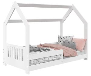 Łóżko Domek dziecięce 160x80 dla dzieci białe D5E