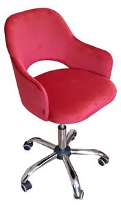 Fotel obrotowy biurowy Milano MG31 czerwony