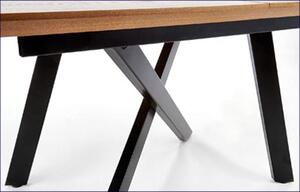 Rozkładany stół loftowy Fabier 2X - dąb naturalny