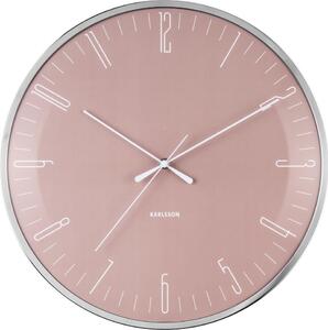 Zegar ścienny Dragonfly 40 cm różowy