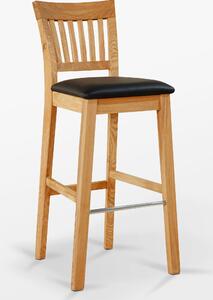 Krzesło dębowe barowe C hoker