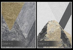 Majestatyczność gór - nowoczesny obraz na płótnie - 120x80 cm