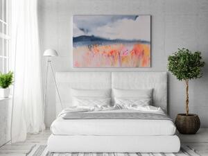 Rekonesans szczęścia - nowoczesny obraz do sypialni - 120x80 cm