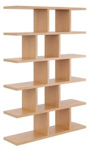 Minimalistyczny regał wiszący lub stojący buk W5-F54