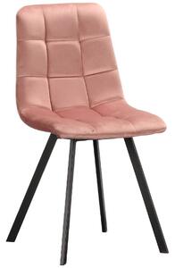 MebleMWM Krzesło różowe ART820C welur
