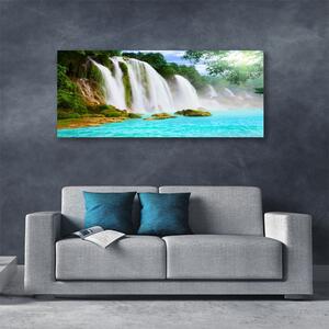 Obraz Canvas Wodospad Jezioro Natura
