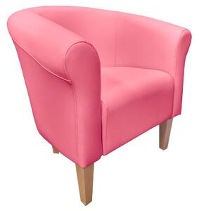 Fotel Milo D26 różowy nogi 20 buk